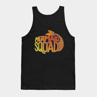 funny The mermaid looks like me black girl Tank Top